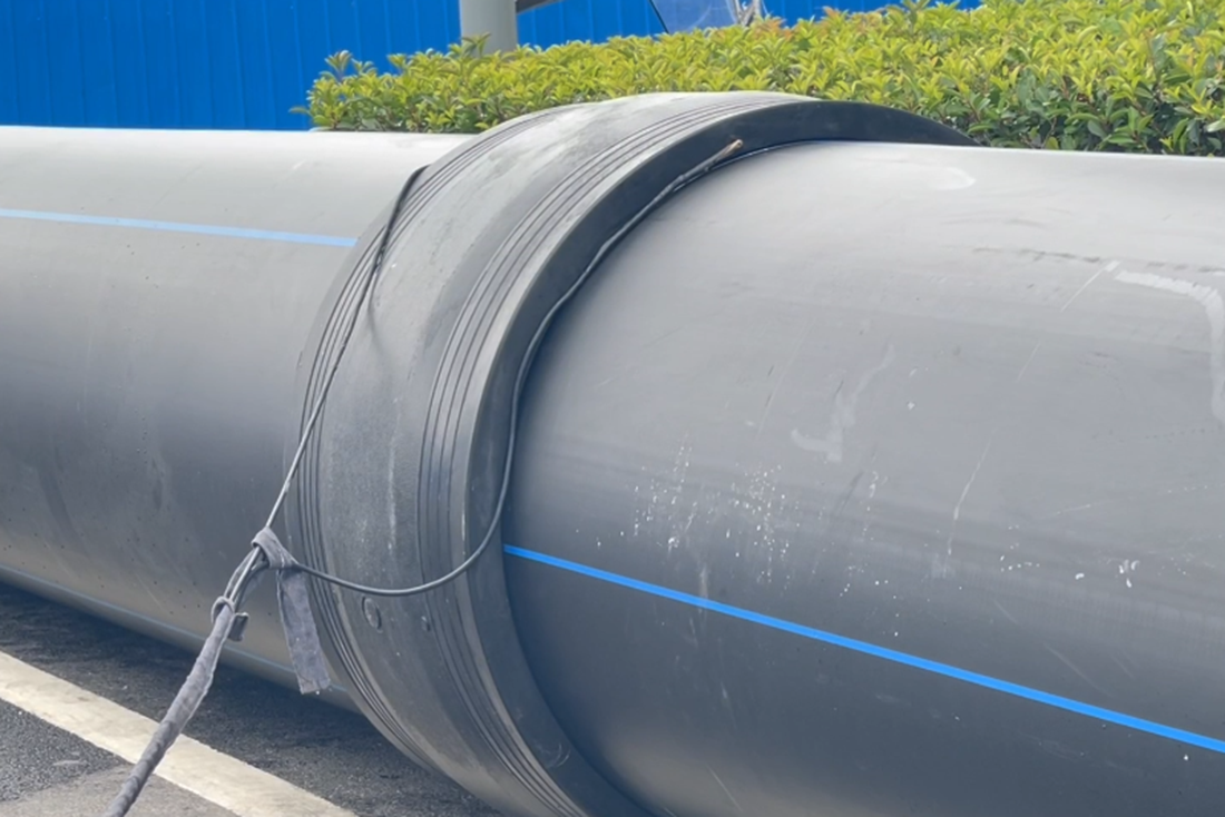 豪家管：鋼絲網(wǎng)骨架復(fù)合管DN1000電熔焊接教程（PE管生產(chǎn)廠家實拍）